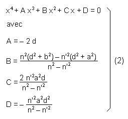 équation réduite