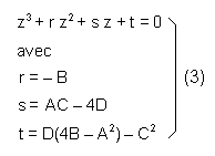 équation du troisième degré